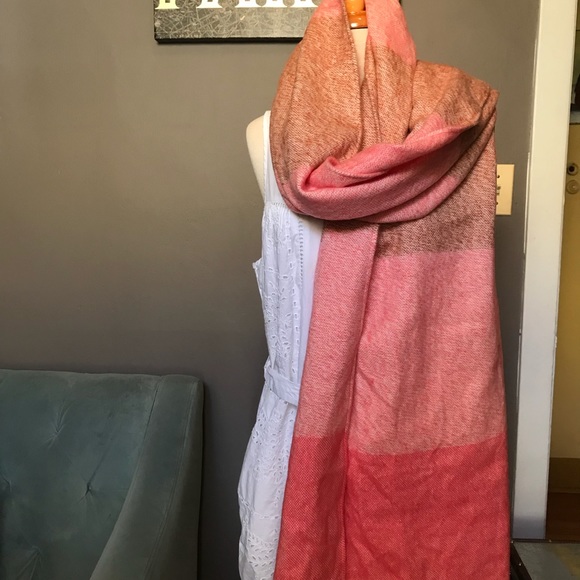 LOFT Accessories - NWTLoft long scarf orange cream rust